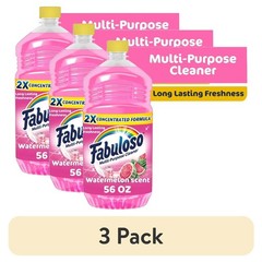 Multi Surface All Purpose Floor Cleaner Refill 56 fl oz Watermelon Scent 3 Pack