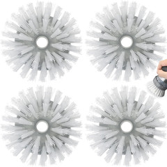 Palm Brush Refills for OXO Steel Soap Dispensing Dish Brush – 4 Pack Cleaning