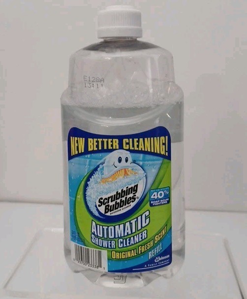 Scrubbing Bubbles Automatic Shower Cleaner Refill 34oz Bottle Estate Sale Find👀