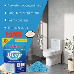 1-5x Splash Foam Toilet Bowl Stains Cleaner Powder 100g Remove Odor Stains Fresh