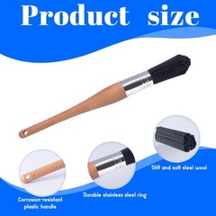 Parts Cleaning Brush Set for Auto Engine Metal Parts – 2 Pcs