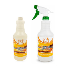 Eco Cln Citrus All-Purpose Cleaner Concentrate 32 oz with Empty Spray Bottle