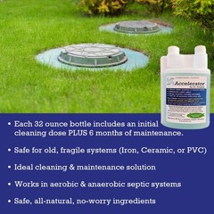 Accelerator Septic Tank Treatment-Environment-Friendly Septic System Maintenance