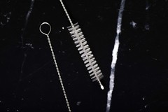 2 Drinking Straw Cleaning Brush Long Bristle Cleaner For Stainless Steel Drink S