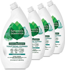 Seventh Generation Toilet Bowl Cleaner Fresh Mint Scent 4 Pack without Chlorine
