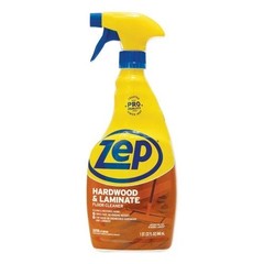 Zep Commercial Hardwood and Laminate Cleaner, Fresh Scent, 32 oz Spray Bottle