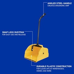 Quickie 495 Jumbo Debris Dustpan with Handle