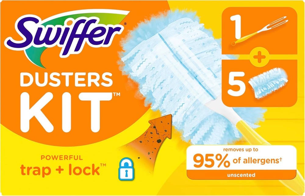 2 Pack Swiffer Dusters Starter Kit, Unscented, 5 Ct