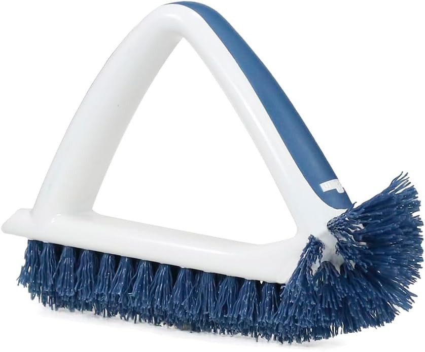 Ultimate 2-in-1 Grout & Corner Brush – Effortless Bathroom Scrubbing Power