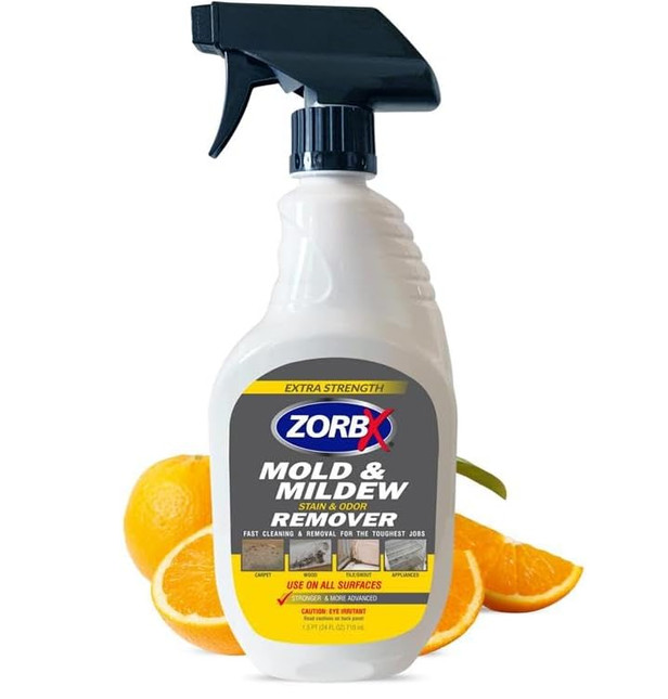 ZORBX Extra Strength Remover & Cleaner Spray 24 FL Oz – Scrub Free Formula – NEW