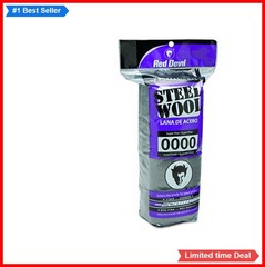 Steel Wool 0000 Super Fine 16 Pack Wood Polish Furniture Restoration Paint Prep