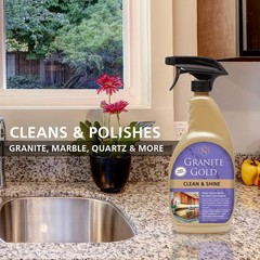 Streak-Free Deep Cleaner & Polish for Granite, Marble, Quartz – 24 Fl Oz