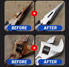 Rust Remover Spray 100ml Metal Cleaner Iron Rust Stain Removal Solution