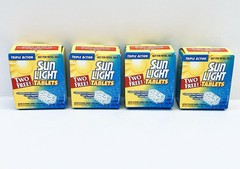 SUN LIGHT TABLETS MACHINE DISHWASHER DETERGENT 8 TABLETS NEW OLD STOCK 1999