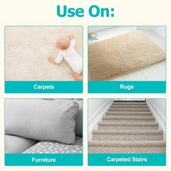 GOSEDER Carpet Rake for Pet Hair Removal Reusable Pet Hair Remover for Carpe…