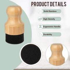 BONUMVITA Cutting Board Oil Wax Applicator – 2PCS Bamboo Wood Applicator for …