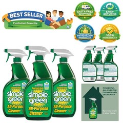 Simple Green All-Purpose Cleaner, 32 Fl Oz (Pack of 3) – Concentrated Spray