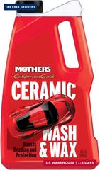 Mothers California Gold Ceramic Wash & Wax, 50 oz. – pH Neutral, Eco-Friendly.