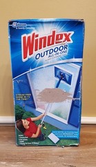Windex Outdoor All In One Glass Window Cleaner Tool Starter Kit with 2 Pads New