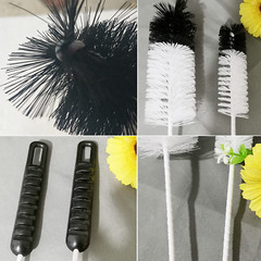 Bottle Brushes Thin Long Handle X 2, Utility Skinny Wire Cleaner Set Big Smal…