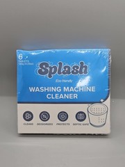 (D22) Splash Spotless Washing Machine Cleaner Deep Cleaning All Washers 6 Tabs