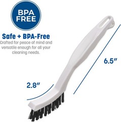 Narrow Profile 8” Flo-Pac Grout Brush – Perfect for Tile and Bathroom Cleaning
