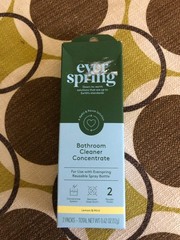 Ever Spring Bathroom Cleaner Concentrate Lemon & Mint Add Water Home Maintenance