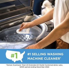 Affresh Washing Machine Cleaner, For Whirlpool, Maytag & Amana, – 6 Tablets