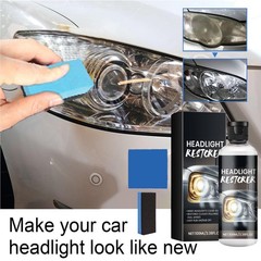 Car Headlight Restoration Polish Light Repair Cleaner Liquid Repair Maintenance