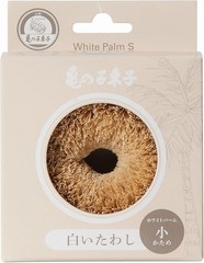 White Coconut Fiber Bagel Tawashi – Small – Japanese Brush for Pots, Pan and …