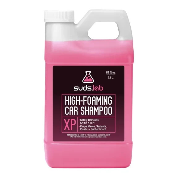 Suds Lab Xp High Foaming Exterior Car Wash Shampoo Effectively Removes Dirt