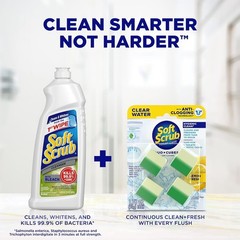 In-Tank Toilet Cleaner Duo-Cubes, Lemon Fresh, Yellow, 4 Ct | Long-lasting fr…