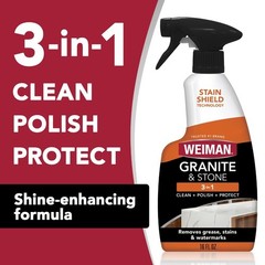 Granite and Stone Countertop Cleaner Polish and Protect All in One 16 fl oz