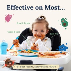 Messy Eater Stain Remover 2-Pack & Spray Bottle – Laundry Spot Cleaner for Cloth