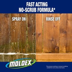 ® Mold & Mildew Surface Stain Cleaner with Bleach, 32 oz – Fast Acting Spray …