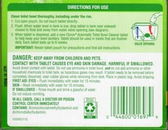 Clorox Automatic Toilet Bowl Cleaner Tablets 2 Pack Tough Stain Repellent