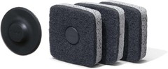 Ionic Non-Scratch Kitchen Sponge with Magnetized Holder, Dual Sided Cellulose