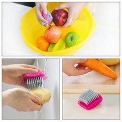 Flexible Vegetable Brush Fruit And Vegetable Brushes Vegetable/fruit Peeler With