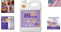 Leather Care Cleaner and Conditioner 32 Ounce Safe Formula for All Leather Types