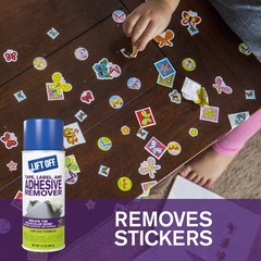 Adhesive Remover for Stickers, Tape & Labels – 12 Oz – Safe for Cars, Carpets &