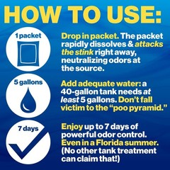 Rv Holding Tank Treatment Toilet Chemicals CleanerÂ� Camper Travel Trailer..
