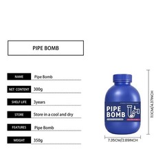 1-2pcs Drain Strong Pipe Cleaning Powder Quickly Clean Sewers & Eliminate Odors