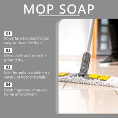 Mop Soap Brazilian Waves, Highly Scented Mop Soap, Mop Soap For Floor Cleaning