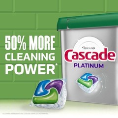 Platinum Dishwasher Pods Fresh ActionPacs 26 Count No PreWash Powerful Cleaning