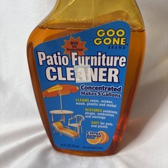 Goo Gone Patio Furniture Cleaner Concentrated Formula 24 oz Outdoor Citrus Used