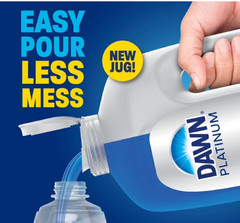 Dawn Platinum Dish Soap, Dishwashing Soap, Fresh Rain, 30 fl oz
