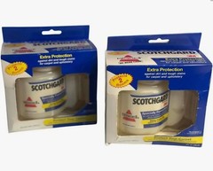 2 PKS. BISSELL SCOTCHGARD 3M EXTRA PROTECTION – CARPET, RUGS, UPHOLSTERY ETC 8OZ