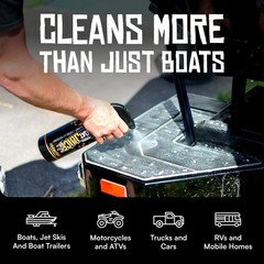 Boat Juice Interior 2in1 Vinyl Boat Seat Cleaner & Ceramic UV Protectant Spra…