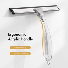 Shower Squeegee for Glass Doors, All-Purpose Squeegee with Suction Hook &