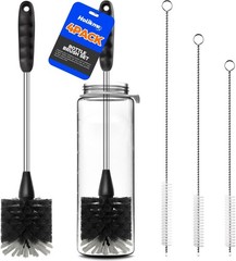 Holikme Bottle Brush Cleaner Set, 14″ Long Handle Stainless Steel Bottle Cleaner